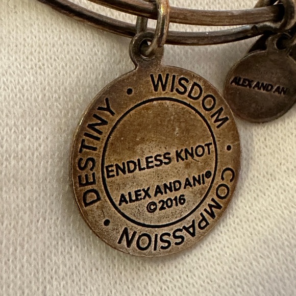 Alex and Ani Bracelet (Endless Knot) - Picture 2 of 3